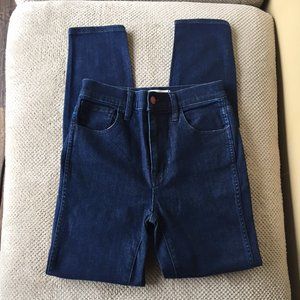 Madewell 10" high riser skinny jeans size 25